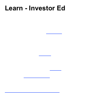 Learn - Investor Ed Introduction PrincipalProtector Accredited Investor Due Diligence Diversification Deal Structures JOBS Act II Self-Directed IRA’s Supporting Info FAQ’s Glossary of Terms  
